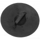 Bocle ou targe acier 2mm diametre 40 cm